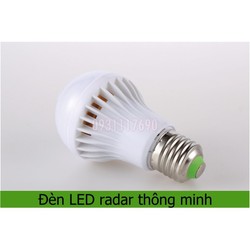 Bóng đèn cảm biến âm thanh bật tắt vào buổi tối khi có người qua