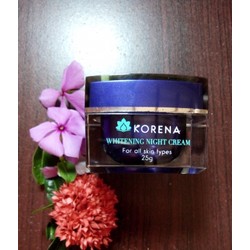 Kem dưỡng trắng da ban đêm Whitening Night Cream Korena