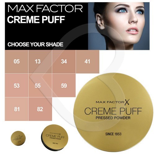 Phấn phủ trang điểm MAX FACTOR CRÈME PUFF  số 81 Truly fair Cực mịn 4