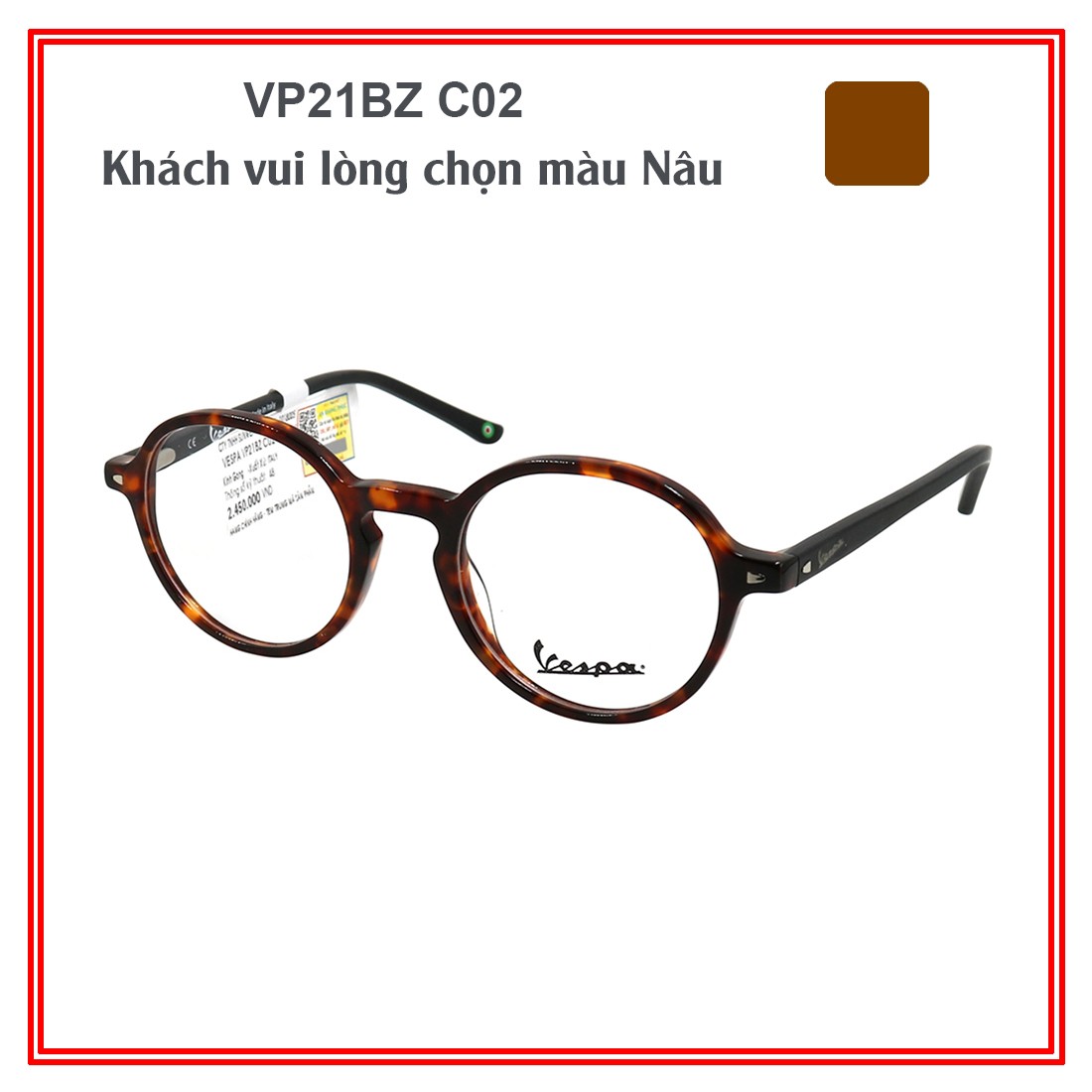 Gọng kính VESPA VP21BZ