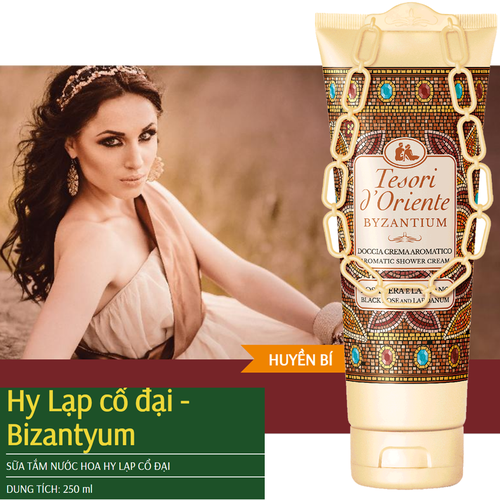 Sữa tắm nước hoa Byzantium Hy Lạp Cổ đại 250ml Nhập khẩu từ ITALY