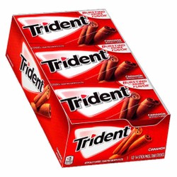 Hộp kẹo singum Mỹ Trident 12 phong x 14 stick các vị Quế