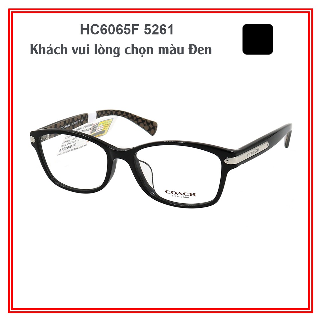 Gọng kính COACH HC6065F-HC6068F-HC6072F