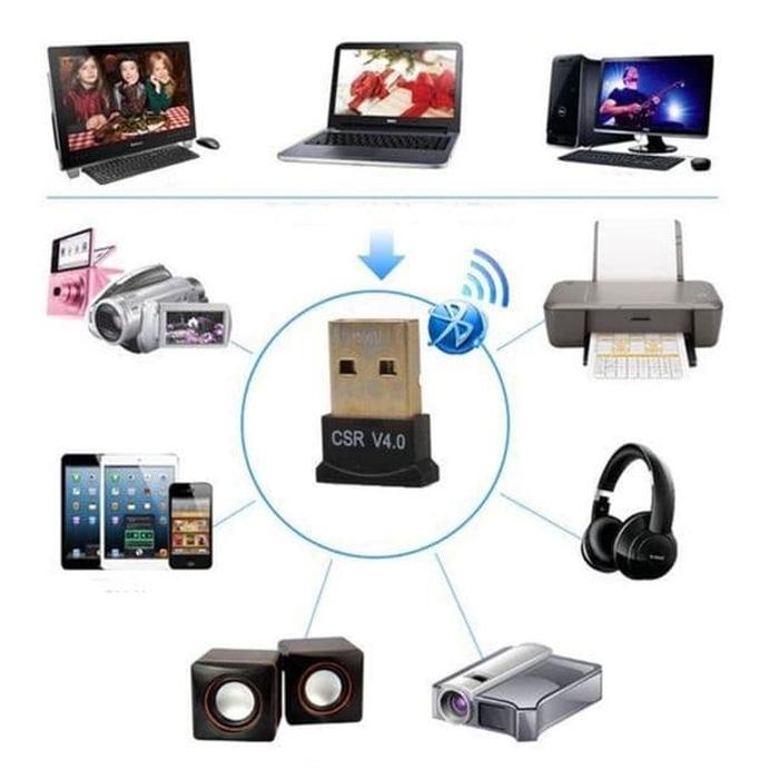 Hình ảnh USB Bluetooth 4.0 dùng cho máy tính Laptop, PC, usb tạo bluetooth cho máy tính laptop