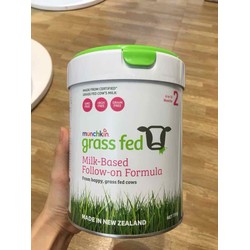Sữa bột Munchkin Grass fed Úc số 2 - 730g, dành cho trẻ từ 6-12 tháng