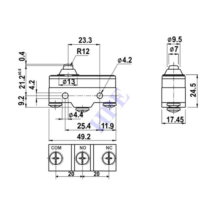 Công tắc hành trình HY-P701B (Mã SP: HY-P701B)