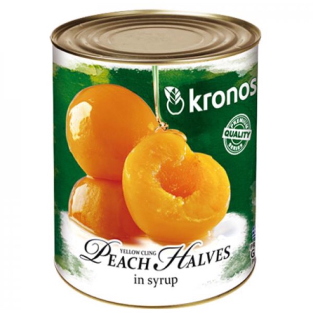 Combo 3 hộp đào ngâm kronos 820g