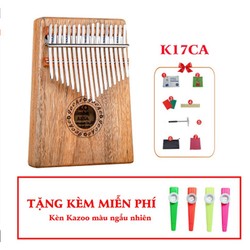 Đàn kalimba gecko 17 phím k17ca tặng kèn kazoo limited edition