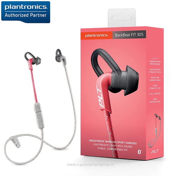 Tai Nghe Bluetooth Stereo Plantronics Backbeat FIT 305 Dark Blue