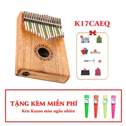 Đàn kalimba gecko 17 phím k17caeq tặng kèn kazoo limited edition