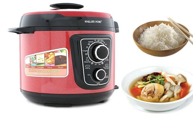 Nồi áp suất Khaluck.Home KL-738 nắp đậy khép kín