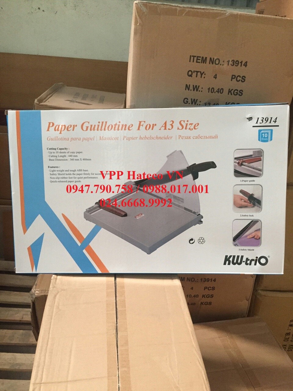 Bàn dao cắt giấy Kw-Trio 3914