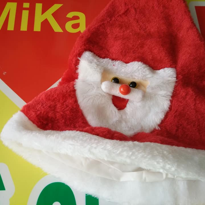 Mũ nón Noel chất nhung dày đẹp - cỡ lớn 4