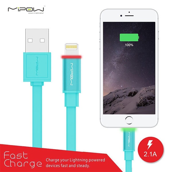Cáp Lightning Mipow GlowSync