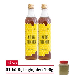 Combo Mật ong Honeyboy 500ml + Nghệ đen 100g