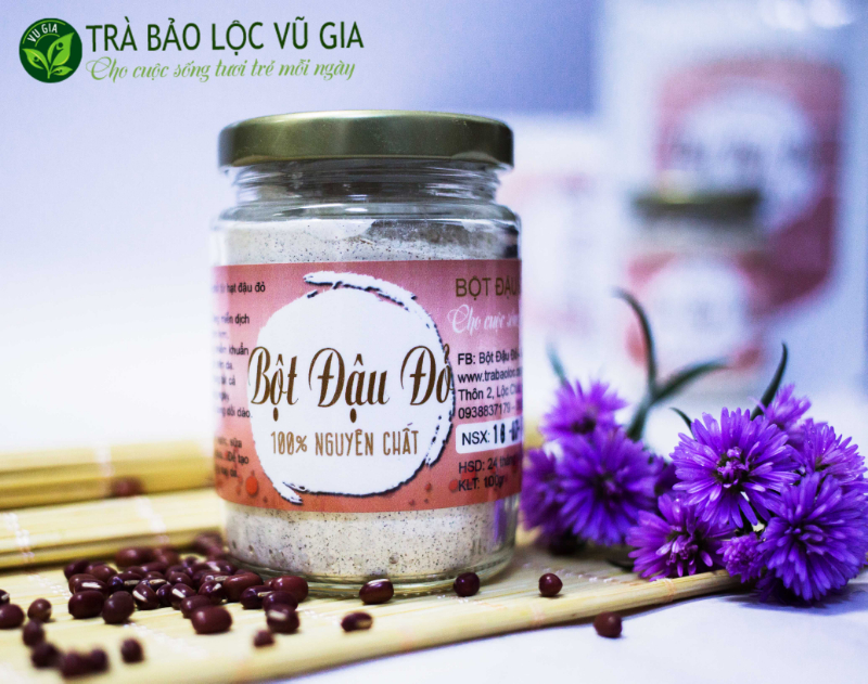 Bột Đậu Đỏ + Mầm Đậu Nành Vũ Gia