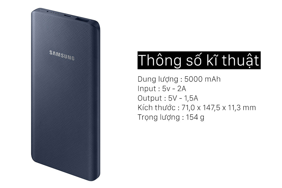 Pin sạc Samsung 5000mAh EB-P3020 - Fullbox (Mã SP: EB-P3020)