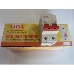 CẦU DAO TỰ ĐỘNG HAI CỰC LIOA MCB2063