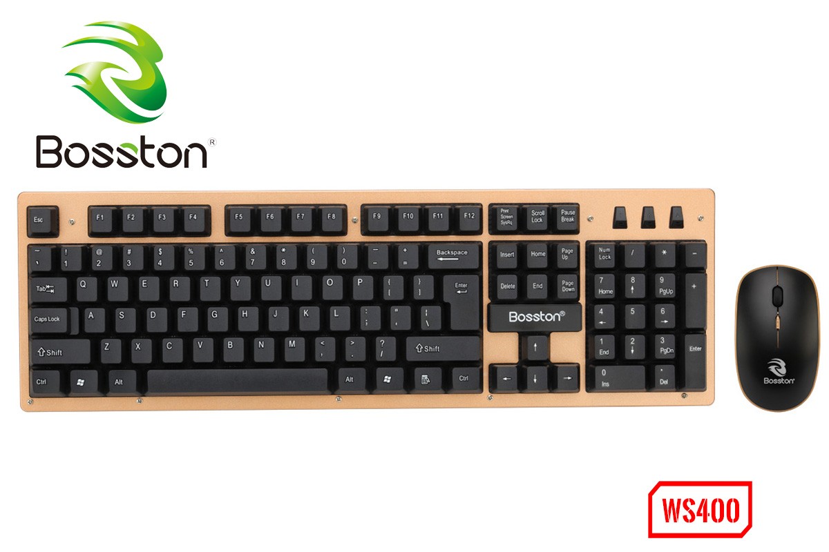 Combo phím chuột Bosston WS400