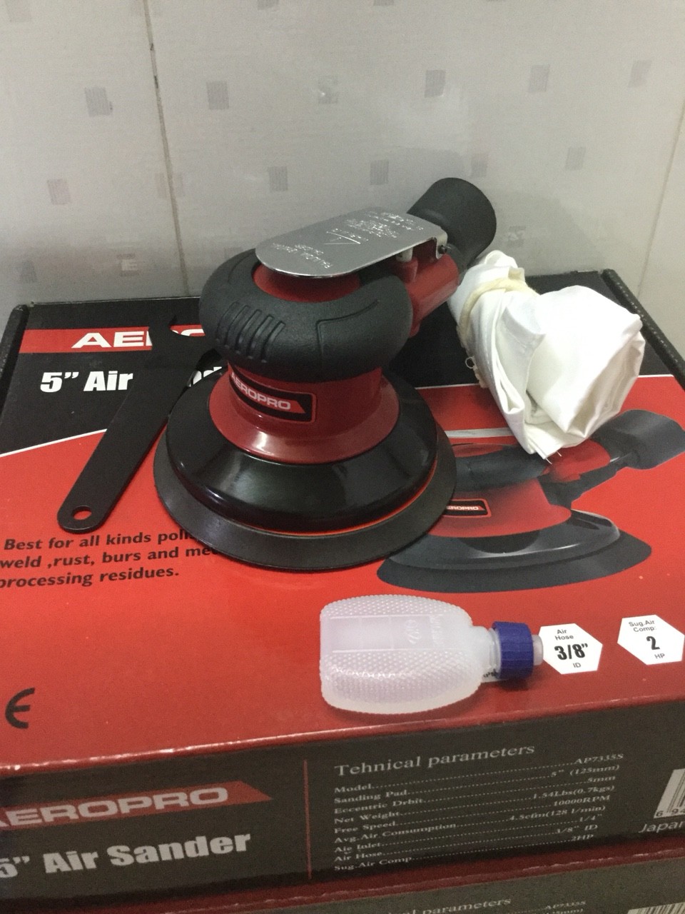 Máy chà nhám dùng hơi Aeropro AP7335