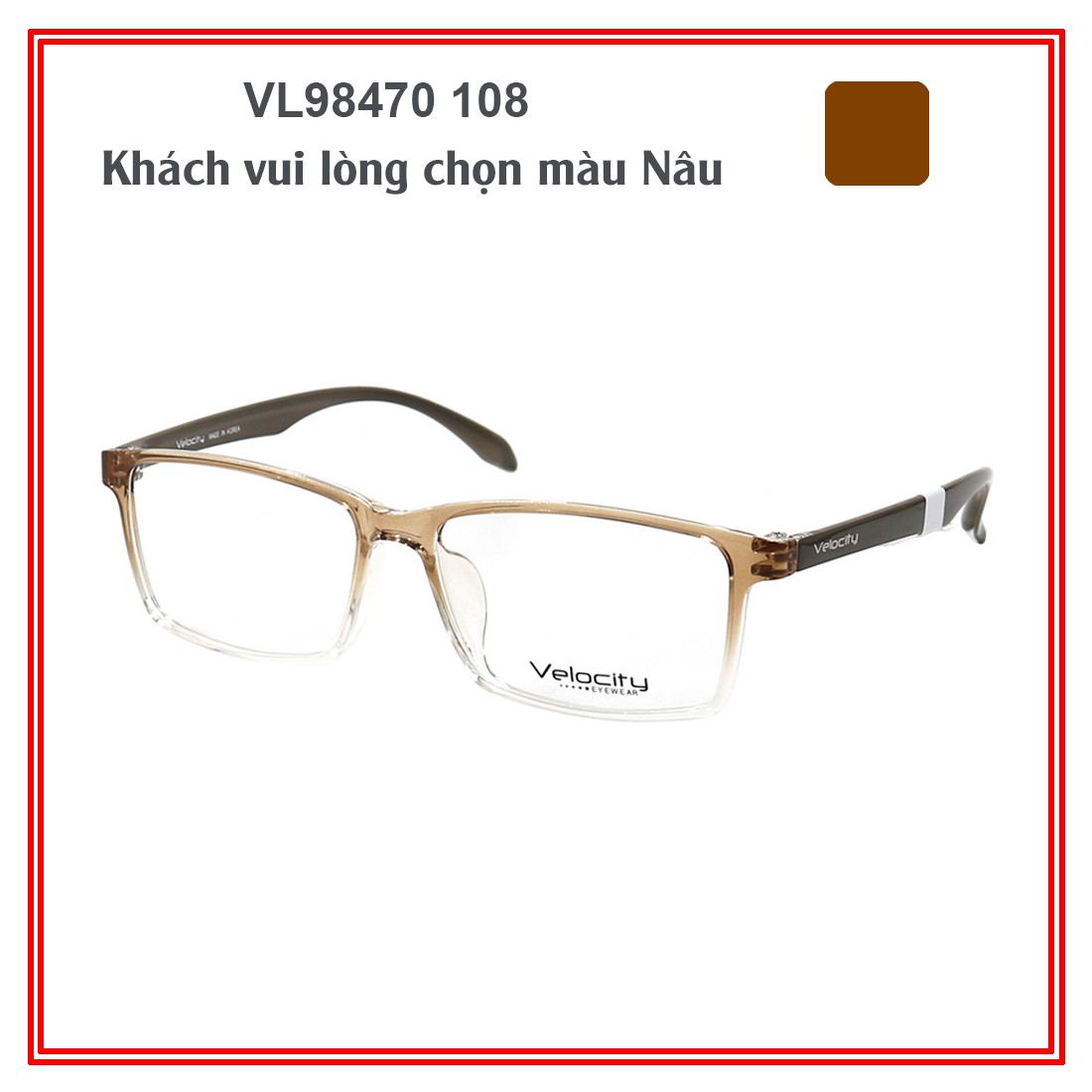 Gọng kính VELOCITY VL98470 (Mã SP: VL98470)