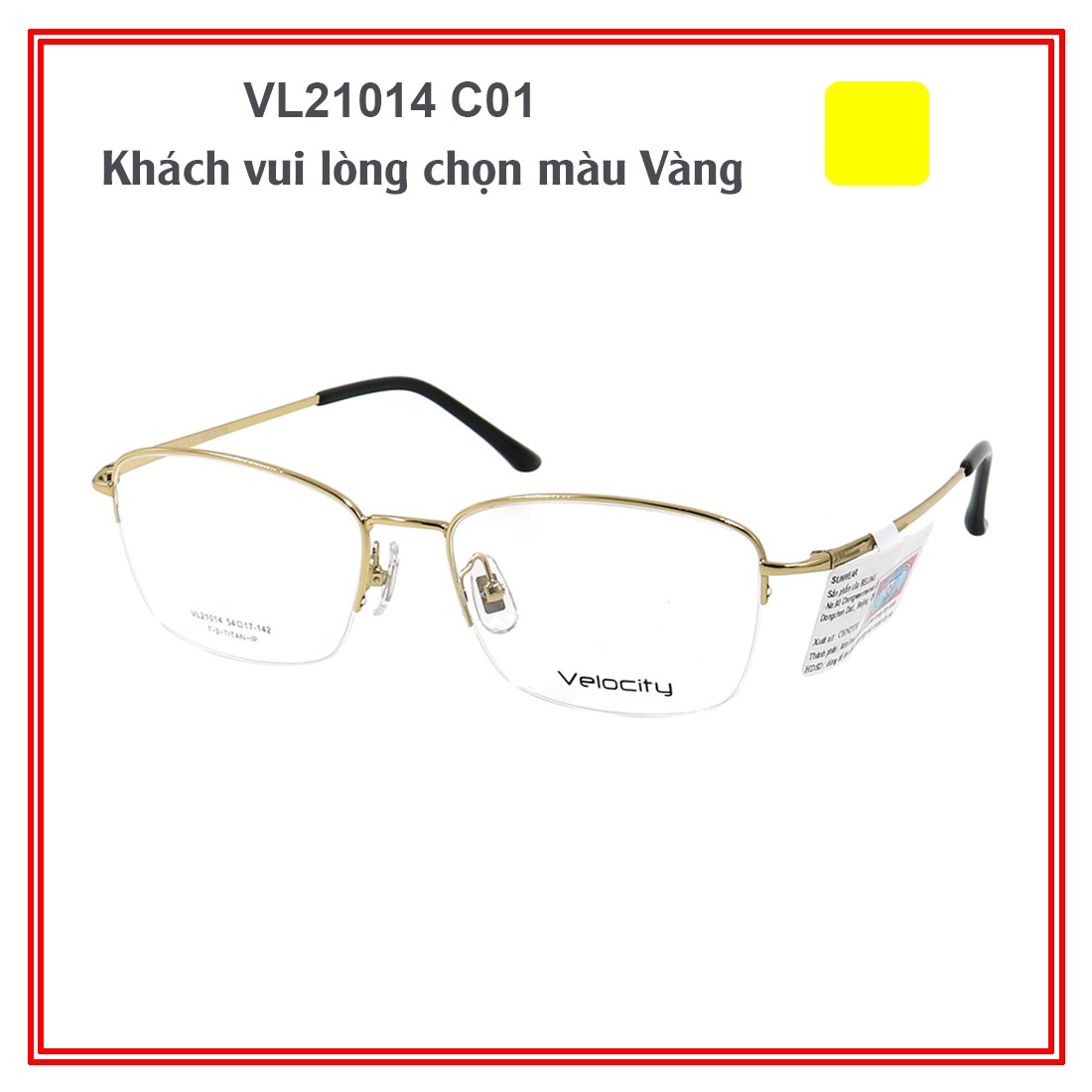 Gọng kính VELOCITY VL21014