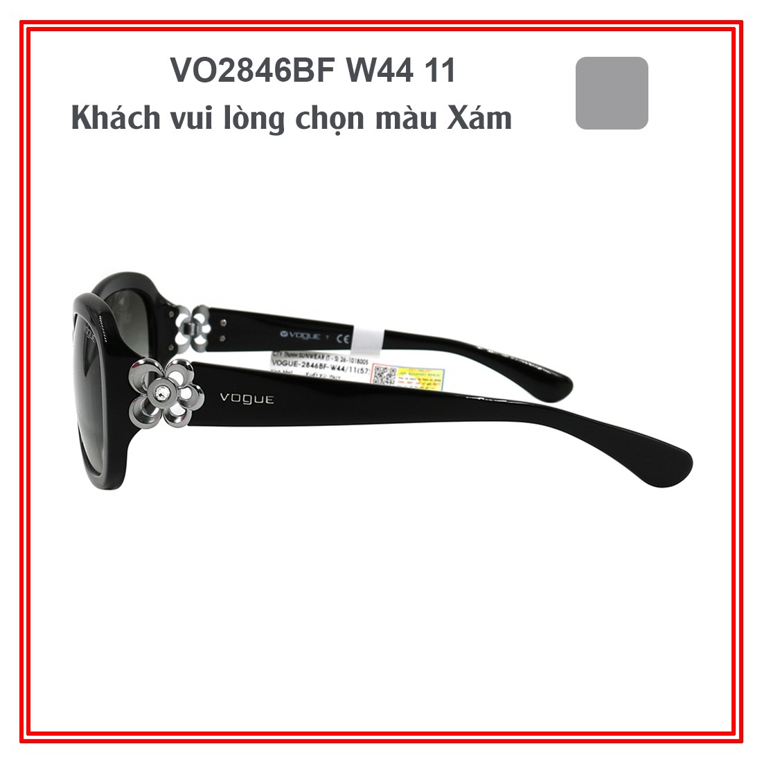 Kính mát VOGUE VO2846BF W44 11 (Mã SP: VO2846BF W44 11)