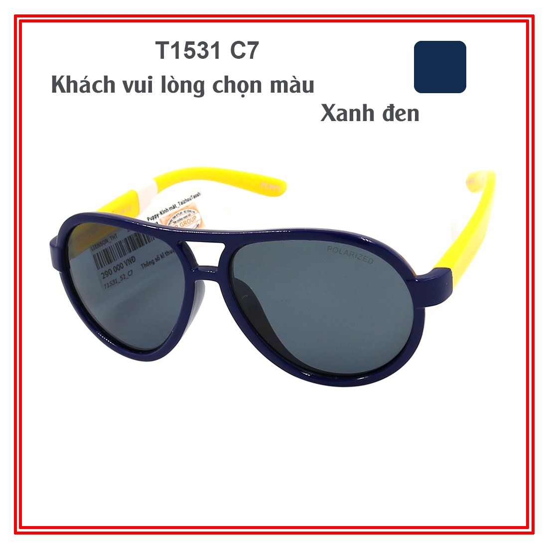 Kính mát trẻ em PUPPY T1531 (Mã SP: T1531)