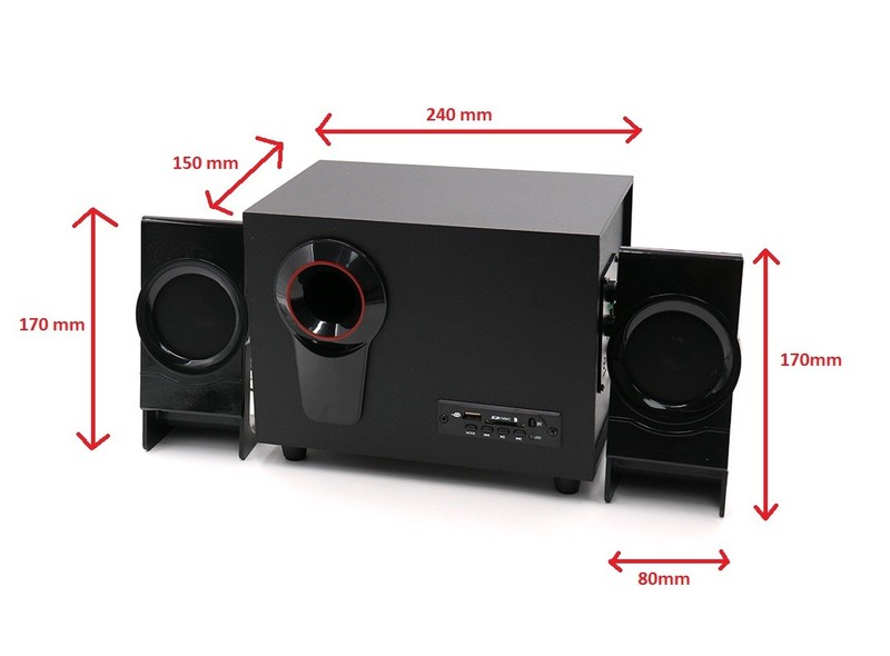 LOA 3 LOA BLUETOOTH CHO ĐIỆN THOẠI VÀ MÁY TÍNH CAO CẤP PKCB X6U PF135 13