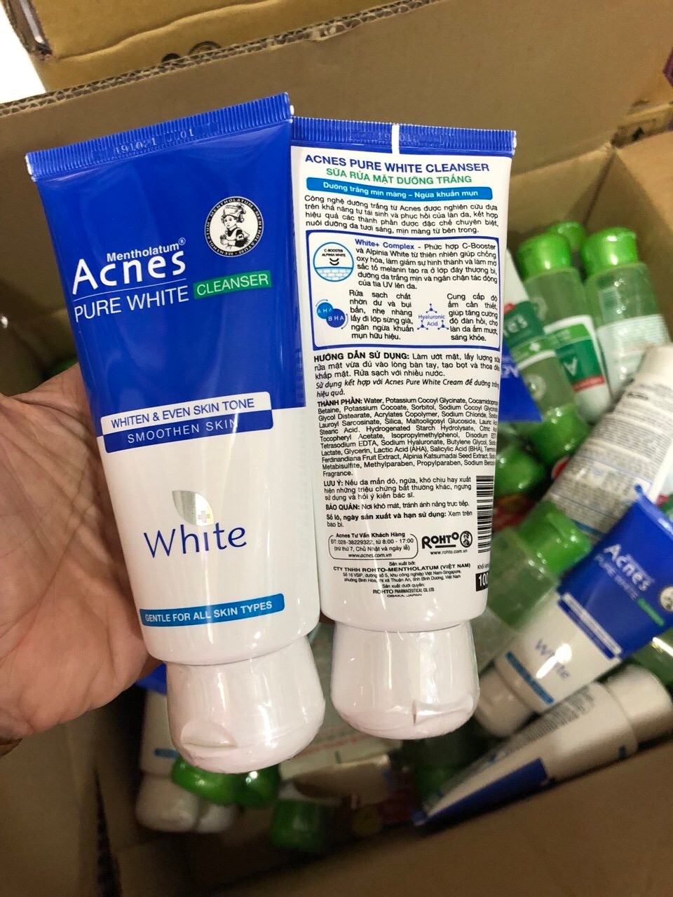 acnes pure white cleanser
