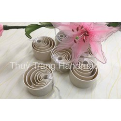 1 bộ khuôn tròn làm hoa voan