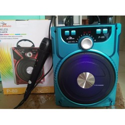 Loa kéo karaoke mini P88 P89 tặng kèm 1 mic hát karaoke cực hay