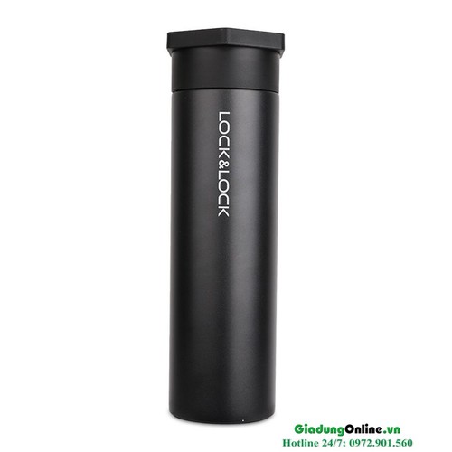 Bình Giữ Nhiệt Inox Lock&Lock Hero Tumbler LHC4112 400ml màu đen