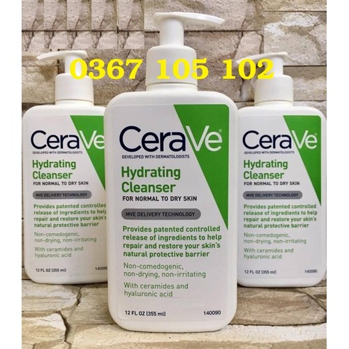6607024 , 13274330 , 15_13274330 , 400000 , Sua-rua-mat-CeraVe-Hydrating-cleanser-duong-am-cho-da-xach-tay-My-15_13274330 , sendo.vn , Sữa rửa mặt CeraVe Hydrating cleanser dưỡng ẩm cho da, xách tay Mỹ Sữa rửa mặt CeraVe Hydrating cleanser dưỡng ẩm cho da, xách tay Mỹ