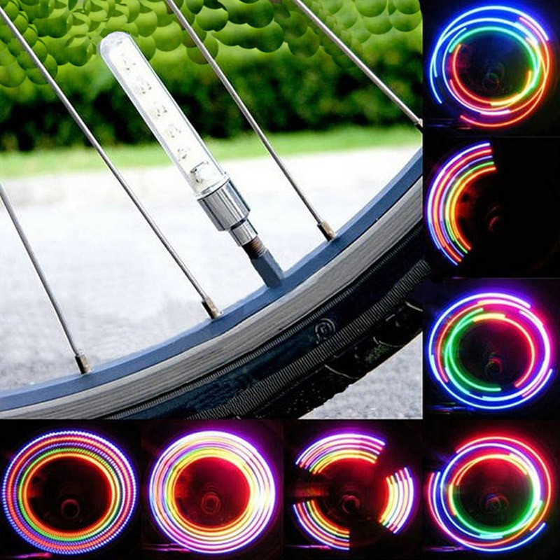 Bộ 2 đèn led chạy chữ gắn van xe độc đáo (Mã SP: DLV2)