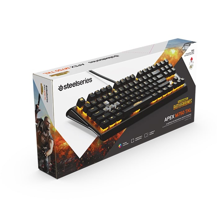 Bàn phím - Keyboard SteelSeries Apex M750 TKL PUBG Edition