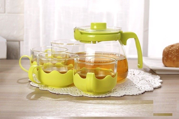 Bộ ấm pha trà thủy tinh hộp quà tặng sang trọng cho ngày Lễ Tết 7