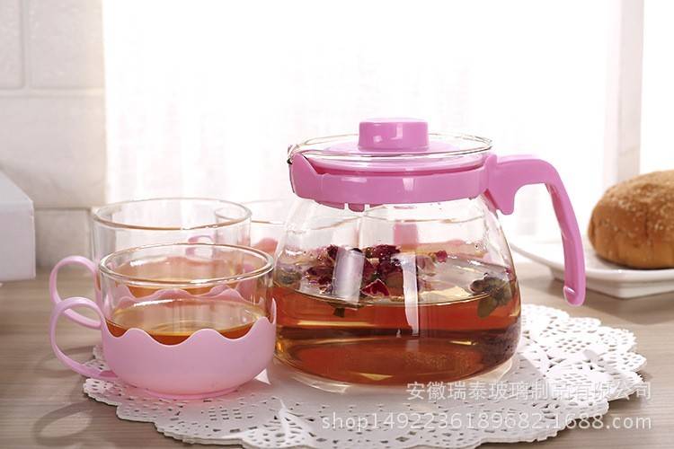Bộ ấm pha trà thủy tinh hộp quà tặng sang trọng cho ngày Lễ Tết 3