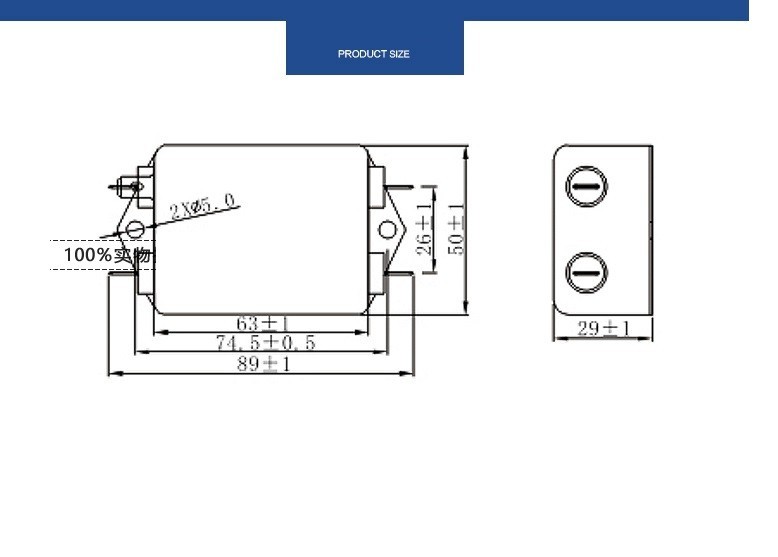 Bộ lọc nhiễu 1 pha 110 220V 10A loại to 2 bộ lọc 3