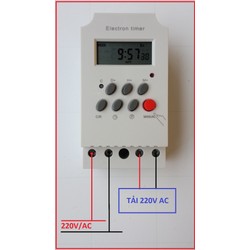 Công tắc hẹn giờ bật tắt thiết bị tự động 17 chương trình
