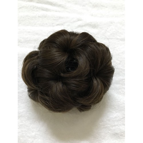 Kẹp Búi tóc giả xoăn