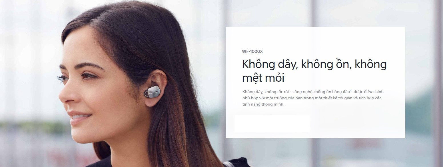 Tai nghe WF-1000X - Noise Cancelling