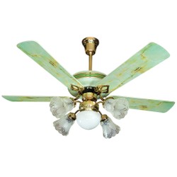 Quạt trần đèn chùm cánh gỗ Kim Thuận Phong TP506i - 5 cánh
