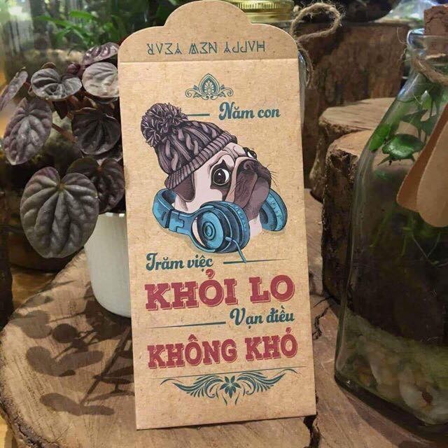 Combo 50 phong bao lì xì mẩu mới 2018