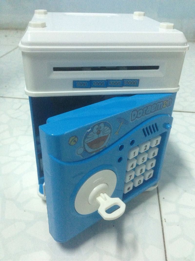 Két sắt mini có chìa khóa hình thú 5