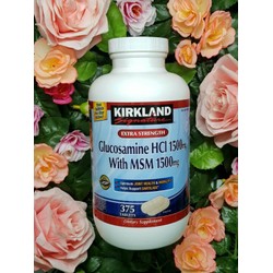 Viên uống glucosamine kirkland 1500mg của mỹ chai 375 viên