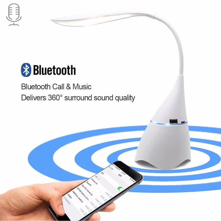 LOA BLLUTOOTH KIÊM ĐÈN LED ĐỂ BÀN T11 1