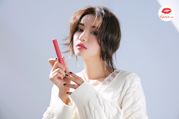 Son 3CE Velvet Lip Tint Pink Break Màu Hồng Đào 1