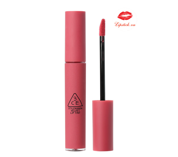 Son 3CE Velvet Lip Tint Pink Break Màu Hồng Đào 4