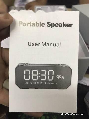 Loa Bluetooth Dg100 Cực Hay LOA BLUTOOTH DG-100 + ĐỒNG HỒ CỰC HAY 2